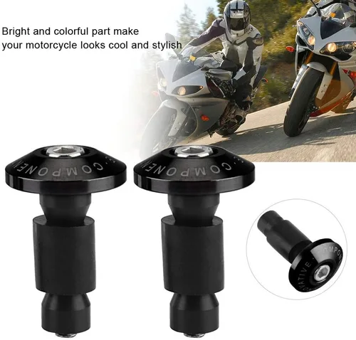 Miniatura 2 de Fydun Tapón deslizante para manillar de motocicleta para Racing ATV Offroad 0.866 in 7/8inch (negro)