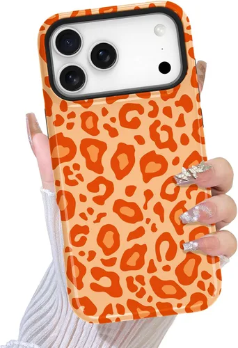 Miniatura 61 de TEAUGHT Compatible con iPhone 11 Funda con patrón lindo estampado de leopardo negro guepardo + protector de pantalla a prueba de golpes, funda
