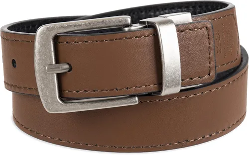 Miniatura 9 de Levi's Cinturón para niños grandes, cinturón reversible dos en uno informal apto para la escuela