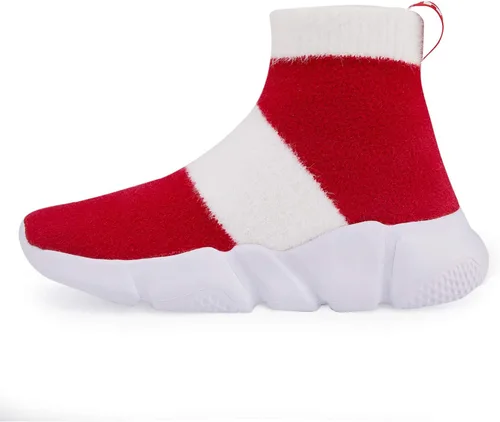 Miniatura 4 de Hetios Tenis deportivos para niñas, zapatos de correr de tacón alto, zapatos deportivos para niños (bebéniño pequeñoniño grande)