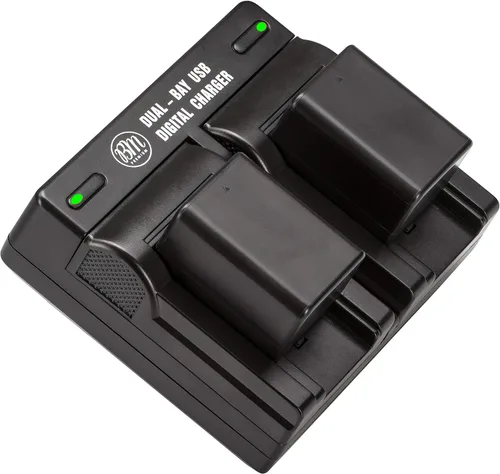 BM Premium 2 baterías BP-718 y cargador dual para Canon Vixia HFR80 HFR82 HFR800, HFR70, HFR72, HFR700, HFR32, HFR300, HFR40, HFR42, HFR400, HFR50,