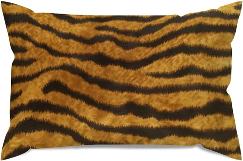 Miniatura 15 de Fundas de almohada con estampado de leopardo y guepardo negro y marrón, 12 x 18 pulgadas, fundas de cojín de granja para sofá, sala de estar
