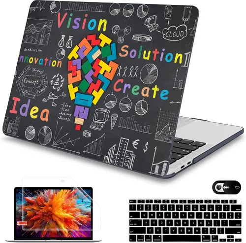 Miniatura 14 de Mektron para MacBook Air 13 Funda A1466/A1369 (versión 2010-2017), cubierta rígida de plástico con fijación a presión para MacBook Air 13.3 pulgadas