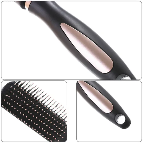 Miniatura 4 de Cepillo de pelo de masaje antiestático para hombres y mujeres, adultos y niños, cepillos de cerdas de nailon, cepillo para desenredar y secar