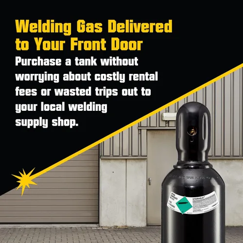 Miniatura 5 de PrimeWeld Botella 75% Argón 25% CO2 125CF DOT 3AA Válvula CGA 580 de EE. UU. La mejor mezcla de gas para soldadura MIG Cilindros completos