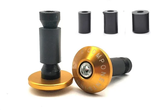 Miniatura 7 de Para Kawasaki GTR1400 Concours Z1000SX Ninja 1000 H2 H2R ZX10R Manija de motocicleta extremos de barra equilibrada Plug Slider Manillares Puños Negro