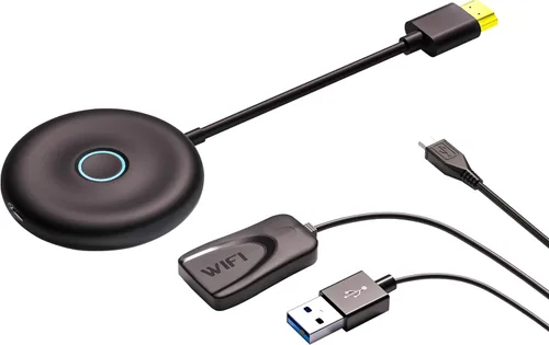 Adaptador de pantalla inalámbrico 4K, para iOS/MacOS/Android Mirroring/Pantalla de transmisión a TV/Proyector/Monitor, utilizado para