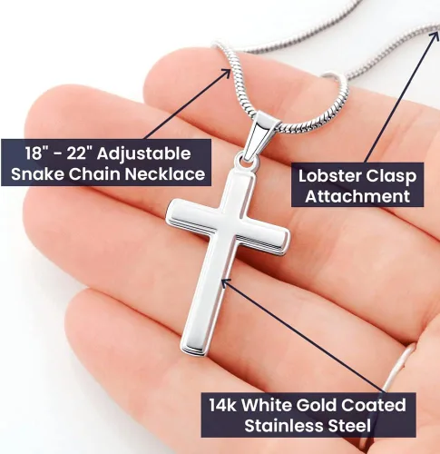 Miniatura 3 de FG Family Gift Mall To My Son From Mom, Son Gifts From Mom and Dad, Mother and Son Necklace, Birthday Gift For My Son Graduation Christmas Faith