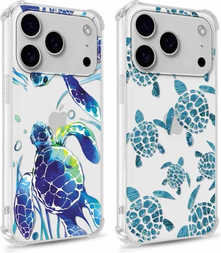 Miniatura 18 de Paquete de 2 fundas transparentes para iPhone 11 Pro de 5.8 pulgadas, diseño de hongos y mariposa, rana, funda protectora suave y delgada a prueba