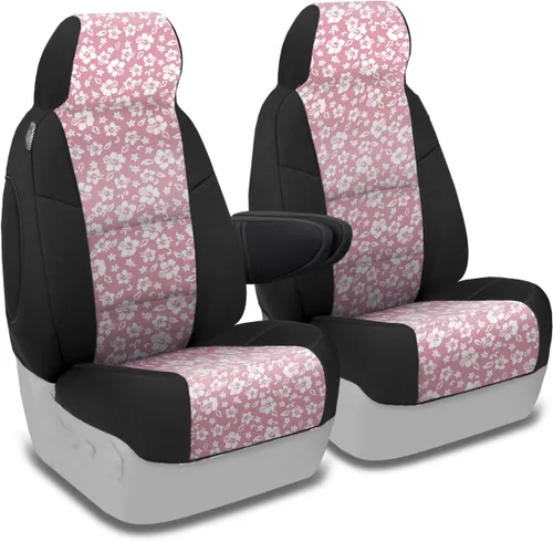 Miniatura 17 de Coverking Custom Fit Center 50/50 - Funda de asiento de cubo para modelos seleccionados Chevrolet Suburban 1500/2500, neopreno (negro)