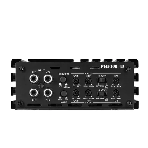 Miniatura 5 de PLINIUS PHF100.4D amplificador de audio del coche 4 canales clase completa D multicanal
