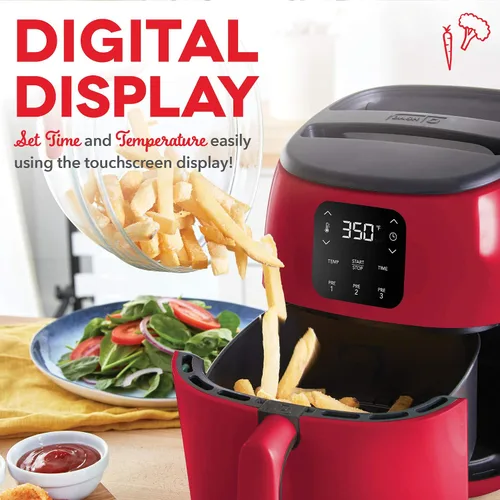 Miniatura 4 de DASH Tasti-Crisp - Freidora de aire digital con tecnología AirCrisp, ajustes preestablecidos, control de temperatura y función de apagado