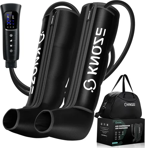 KNQZE Sistema de recuperación de compresión de aire, botas de recuperación de pies y piernas completas con presión dinámica para terapia rápida,