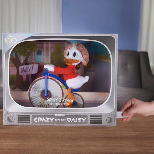 Miniatura 3 de Disney 100 años de maravilla Walt Disney presenta “Loco por Daisy” Pato Donald de peluche coleccionable, juguetes para niños de 5 años en adelante