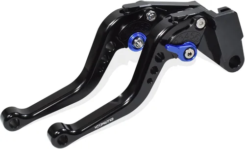 Miniatura 14 de Palanca de freno corta Palanca de embrague compatible con YAMAHA Fazer FZ-1 FZ-8 FZ-6 FZ-6R FZS600, aleación de aluminio CNC fabricada (negro)