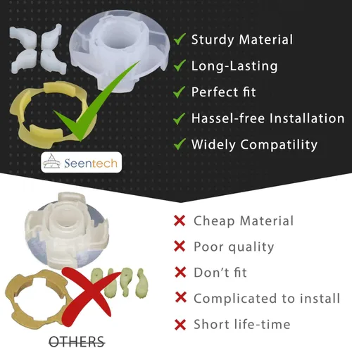 Miniatura 6 de Kit de reparación de agitador de leva corta para lavadora 285809 por Seentech, fácil de instalar - Compatible con lavadoras Whirlpool - Reemplaza