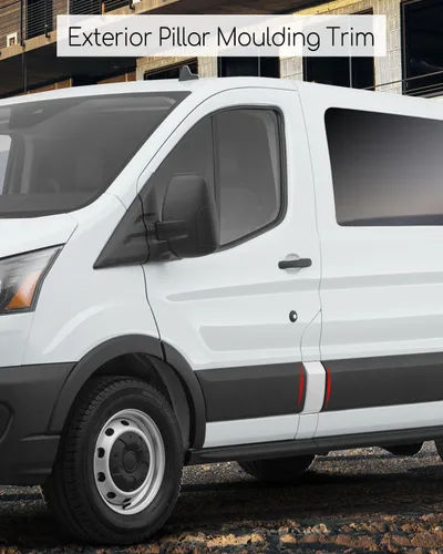 Miniatura 2 de Revestimiento de moldura de pilar exterior del lado izquierdo del conductor para Ford Transit 150 250 350 2015-2022 Reemplazar BK3Z6129077AA
