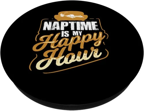 Miniatura 2 de Naptime Is My Happy Hour Quote For A Napper PopSockets intercambiables PopGrip