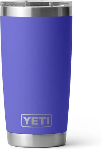Miniatura 28 de YETI Rambler - Vaso de acero inoxidable con aislamiento al vacío de 20 onzas con tapa MagSlider Todo acero inoxidable
