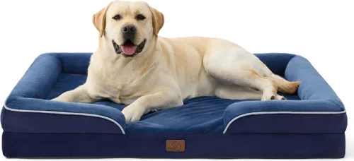 Miniatura 45 de Bedsure Cama ortopédica XL para perros extragrandes, cama lavable para perros y gatos, impermeable, cómodo sofá para perros con funda extraíble