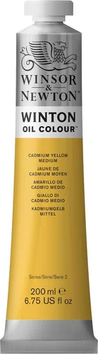 Miniatura 12 de Winsor & Newton Tubos de pintura Winton de aceite Amarillo cadmio medio