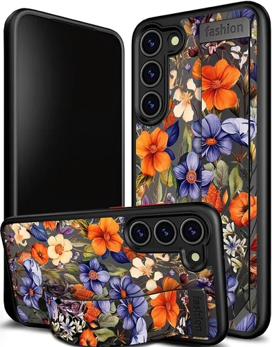 Miniatura 16 de Compatible para Samsung Galaxy S23 Funda Bonita con Correa Soporte Dedo Kickstand, Fundas de Silicona Geniales de Diseñador Funda Cover - Mariposa