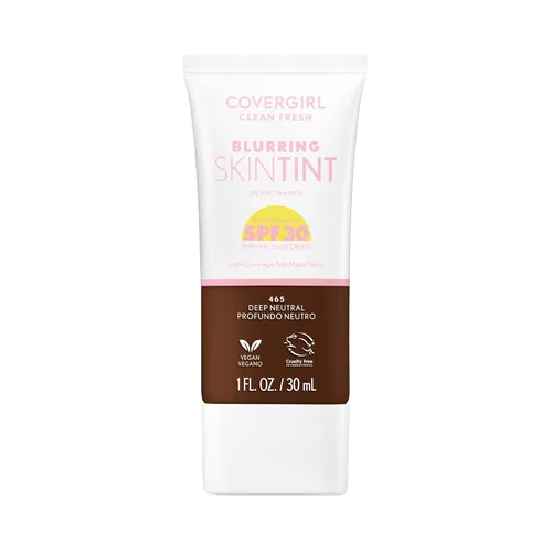 Miniatura 13 de COVERGIRL Clean Fresh - Tinte para piel borrosa con SPF 30, 420 luz/medio neutro, base líquida, acabado mate suave, suaviza, ilumina, difumina