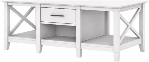 Miniatura 12 de Bush Home Key West - Mesa de centro con almacenamiento, color gris Cape Cod