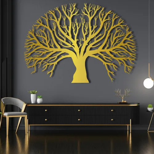 Miniatura 5 de Decoración de pared de metal, arte de pared de metal, arte de pared del árbol de la vida, decoración de pared de árbol genealógico, decoración