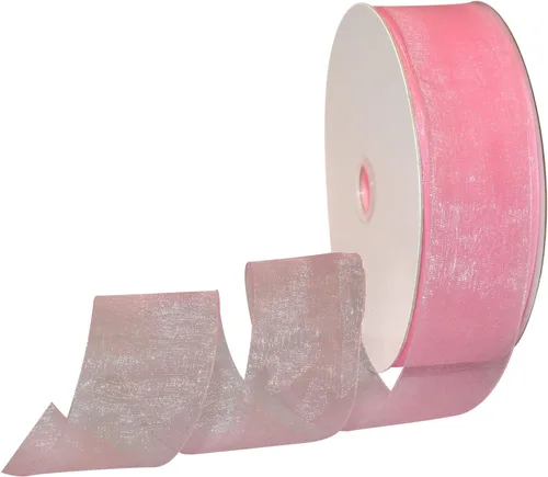 Miniatura 104 de Morex Ribbon 91803/100-609 Cinta de nailon Organdy, 5/8 pulgadas por 100 yardas, color rojo