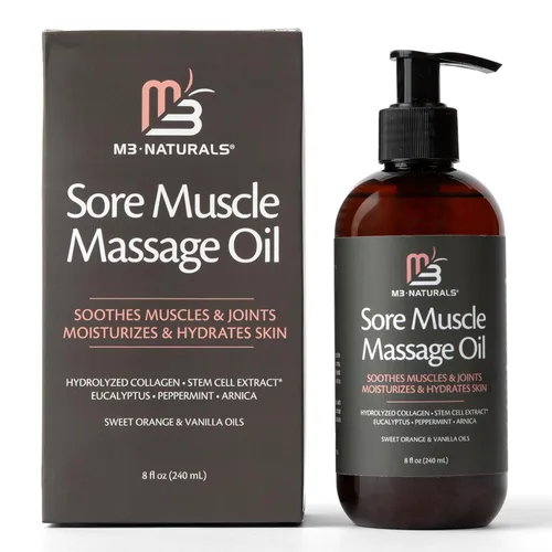 Miniatura 3 de Aceite de masaje para dolores musculares de árnica con colágeno, células madre y mentol, terapia anticelulitis para todo el cuerpo, tratamiento