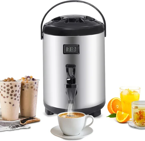 Miniatura 15 de Dispensador de bebidas aislado, dispensador térmico de bebidas frías y calientes de 12 litros/3.17 galones, dispensador de bebidas calientes aislado