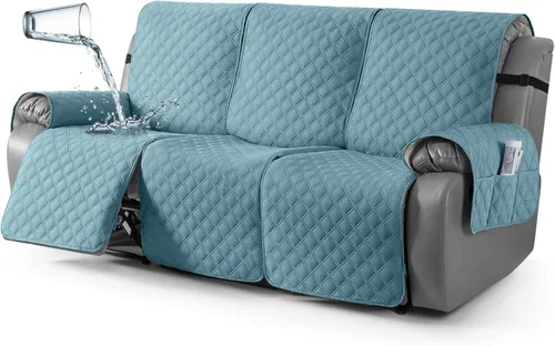Miniatura 40 de TAOCOCO - Funda antideslizante para silla reclinable, funda para sofá, funda para silla reclinable pequeña con correas elásticas, protector