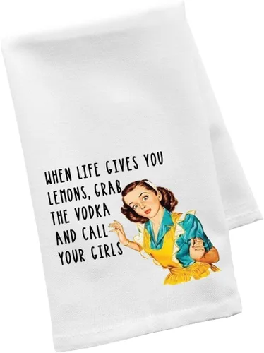 Miniatura 24 de Andaz Press Toalla de Cocina Personalizada, Toalla de Té de Saco de Harina, La Mejor Mamá de Todos los Tiempos Nombres Personalizados de Niños