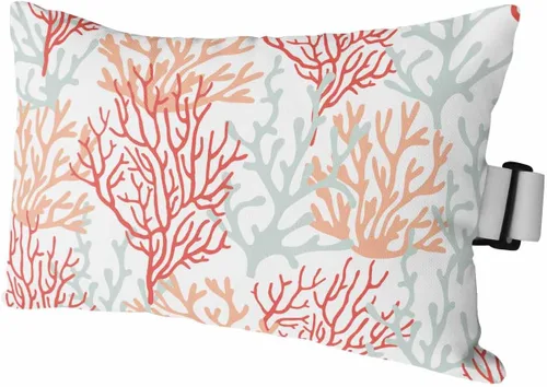 Miniatura 23 de PIEPLE Blue Flower - Almohada rectangular para reposacabezas para exteriores e interiores, 11 x 16 pulgadas, relleno de poliéster, impermeable
