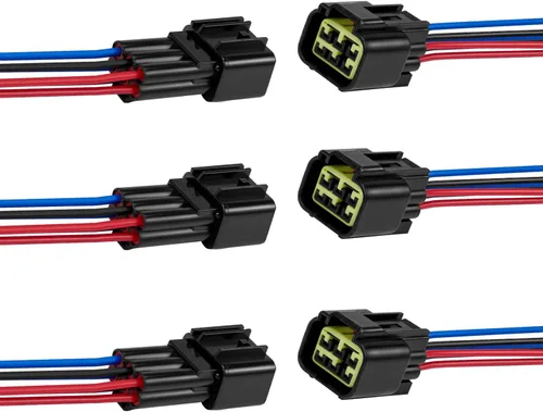 Miniatura 9 de Conectores impermeables de 2 pines, conector de cable eléctrico automotriz impermeable de 16AWG, macho hembra de desconexión rápida para automóvil