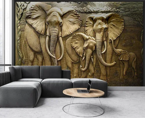 Miniatura 43 de Mural de pared de picos de montaña y bosque para dormitorio, sala de estar, papel tapiz para decoración 158" x 110" (no autoadhesivo)