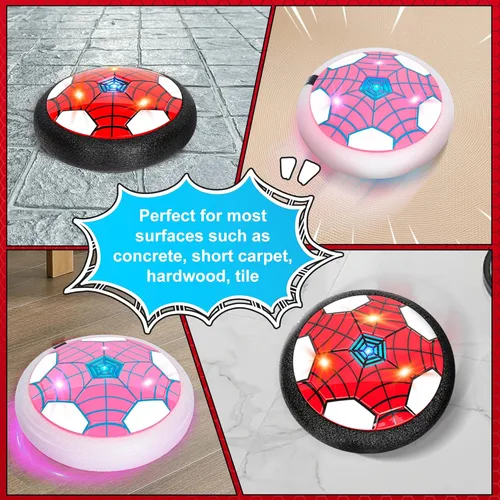 Miniatura 4 de Balón de Fútbol Flotante, Paquete de 2 - Juguetes de Fútbol de Interior para Niños, Juegos Deportivos Geniales para Niños y Niñas, Regalos