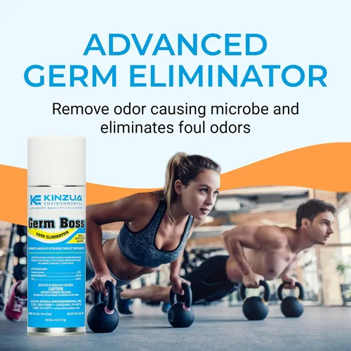 Miniatura 2 de Kinzua Environmental Germ Boss - Eliminador de olores fuerte, nebulizador de limpieza y desodorización de acción rápida, nebulizador de bomba