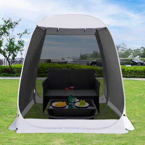 Miniatura 23 de Alvantor Tienda de campaña desplegable para casa, cenador instantáneo al aire libre con mosquitera y protección solar UPF 50+, refugio portátil