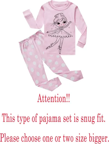 Miniatura 2 de Family Feeling Conjunto de pijama de manga larga, diseño 100% de algodón, para niños pequeños