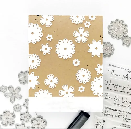 Miniatura 5 de Troqueles de césped y flores para hacer tarjetas, troqueles de corte de metal para álbumes de recortes, suministros de fabricación de tarjetas