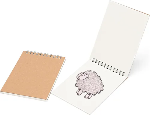 Miniatura 5 de HEIHAK 20 Pack A6 Sketch Notebooks, 120 Pages 60 Sheets Top Spiral Bound Pocket Sketchbooks, Small Spiral Notepads Sketch Pads Bulk for Kids