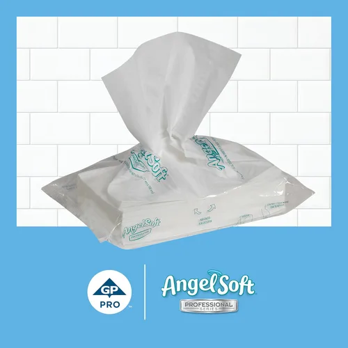 Miniatura 3 de Georgia-Pacific Angel Soft Professional Series Polyflex - Papel de seda facial de 2 capas (47580), 96 hojas por paquete, 54 paquetes de pañuelos a