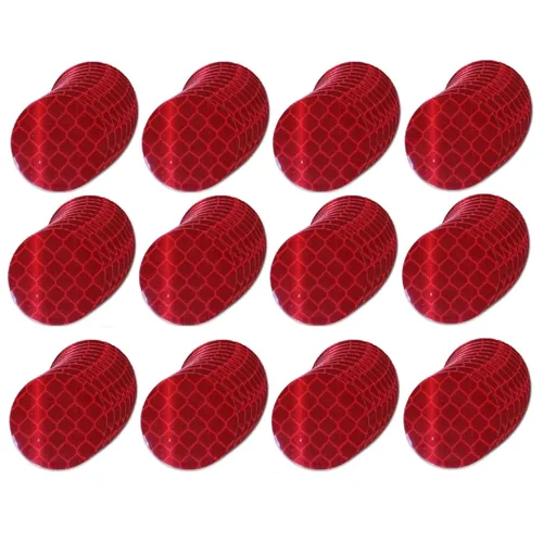 Miniatura 38 de Cinta reflectante blanca de 4 pulgadas, adhesivo de seguridad de advertencia impermeable para exteriores (10 pies)
