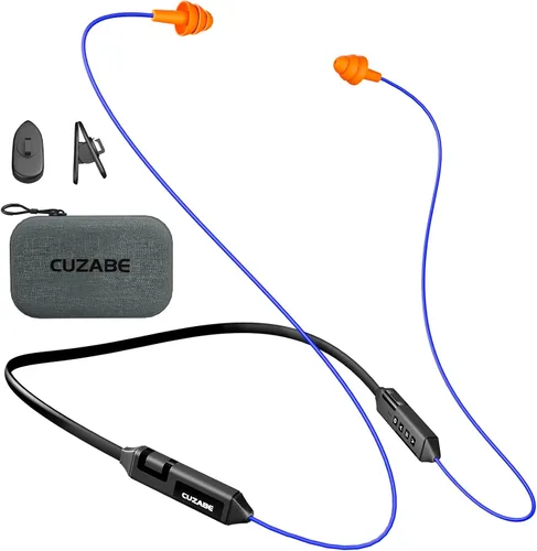 Auriculares Bluetooth con reducción de ruido de 29 dB para el trabajo, auriculares inalámbricos con banda para el cuello con batería de 30 horas,