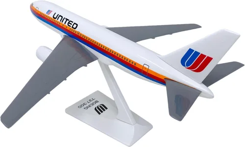 Miniatura 2 de United (76-93) 767-200 Escala 1:200 - Modelo de avión de plástico a presión - Réplica coleccionable de aviones United Airlines - Parte #