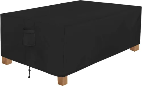 Miniatura 16 de Easy-Going Funda rectangular para muebles de patio, impermeable, para mesa de comedor y silla, anti-UV, juego de fundas de sofá seccional exterior