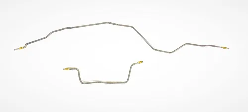 Líneas de freno de eje trasero - Compatible con Jeep Grand Cherokee 99-01 - Acero recubierto Galfan - The Stop Shop