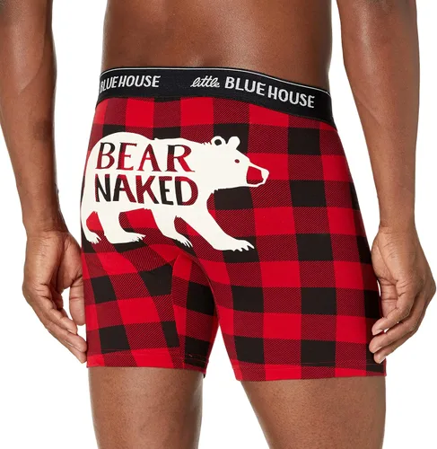 Miniatura 3 de Little Blue House by Hatley Bear & Moose Joke Boxers para hombre